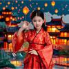 Silk Robe Hanfu Dress Ethnic Chinese Traditional Clothes Fashion Chinese Style Clothes  Girls