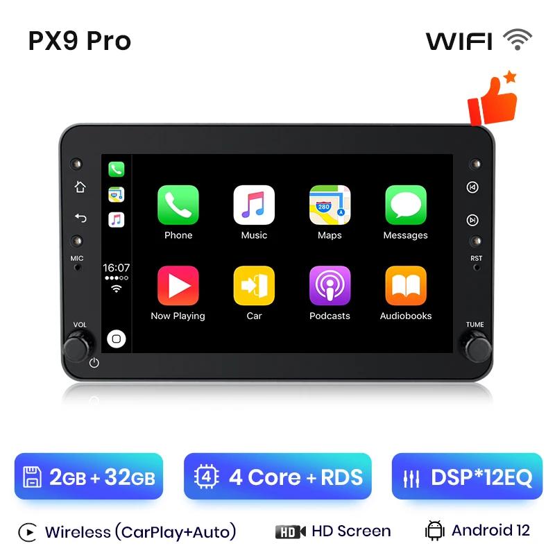 LANGJING Car Radio For Alfa Romeo Brera Spider 159 Sportwagon wireless CarPlay Android Auto car intelligent systems No 2 din DVD