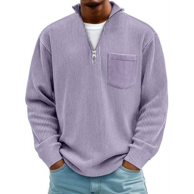Herren Outdoor Hemd Lässig Täglich Sport Oberteil Einfarbige Große Größe Herbst Und Winter Sweatshirts Camping Wanderhemden