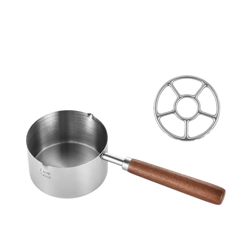 Stainless Steel Oil Pouring Ladle with Rack