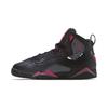 Nouvelles Chaussures de Basket Montantes True Flight pour Enfants Noir Rose Enfants Âgés de 3 à 7 Ans 342775-009