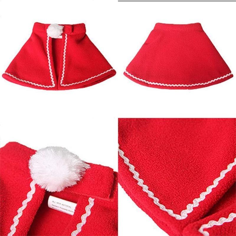 Weihnachten Katze Umhang Schal Hund Haustier Cosplay Kostüm Weihnachten Kätzchen Plüsch Weihnachtsmann Mütze Lustig Geburtstagsparty Umhang Verkleidung Bekleidung