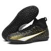 Large Size 45 46 47 Football Shoes, Men's High-top AG Spikes Artificial Grass Competition Training Shoes Men