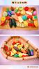 PERSIMONE Mini Erasers Fun School Educational Miniature Pretend Random 22 Pieces - Stationery, Toy, Toy, Assembly, Play, Vegetables, Fruits, Design,