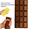 Chocolate Pu Foam Stress Toy With Soft Rebound For Home And Office Use