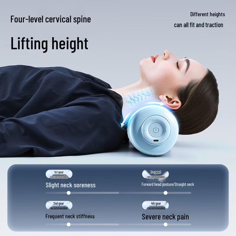 CLORIS A1 Smart Cervical Traction Pillow with Massage & Heat CN Plug (adapter Included)