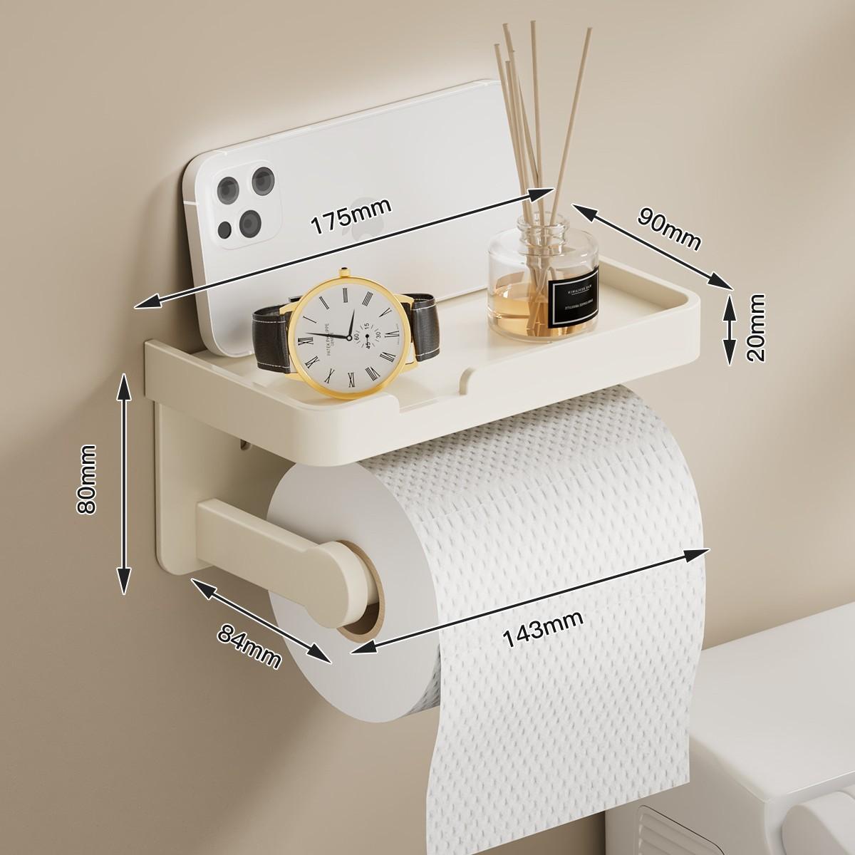 

Черное золото Держатель для туалетной бумаги Настенный для ванной комнаты Многофункциональный Держатель для бумаги для туалета Держатель для телефона Полка Полка для рулона полотенец Аксессуары