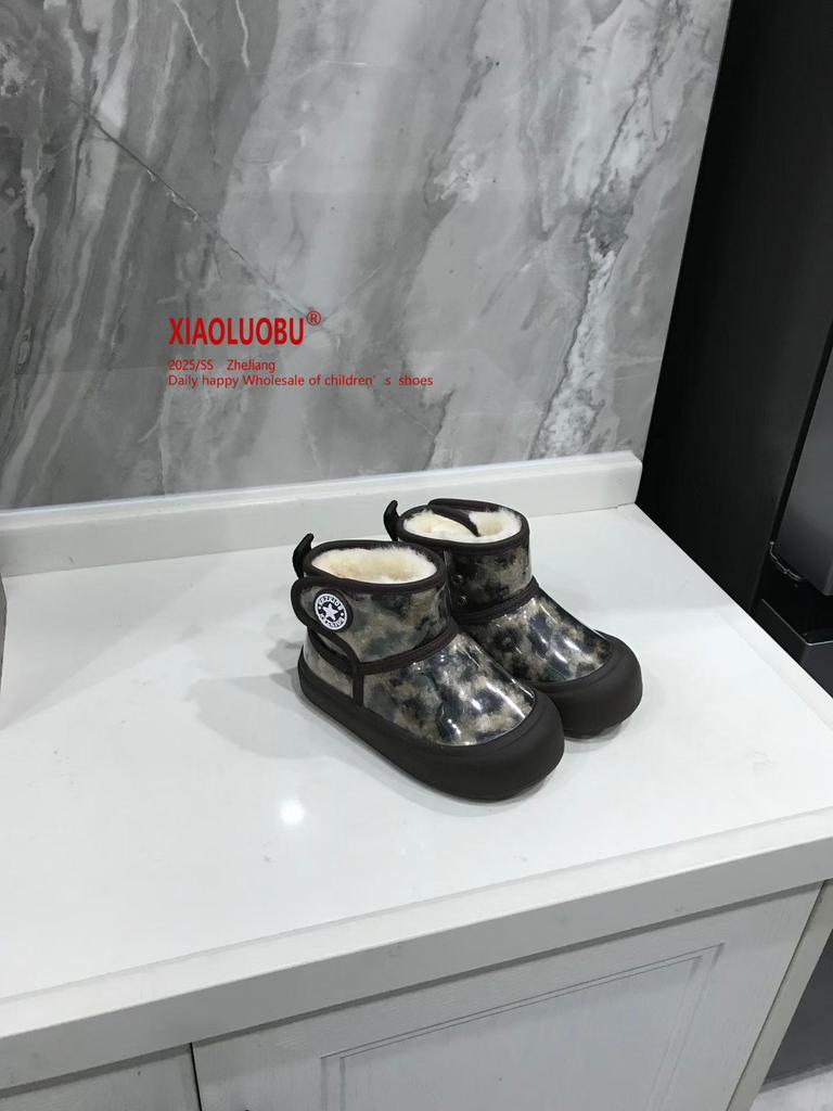 Kids' 2025 Winter Waterproof Anti-Kick Fashion Shoes - Warm, Comfortable Snow Boots for Boys & Girls