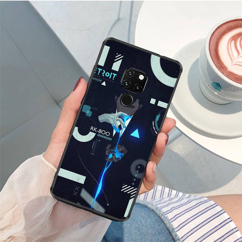 Custodia per telefono Detroit Become Human Android RK800 Connor Kara per Huawei Nova3I 3E mate9 10 20lite 20Pro 40 30pro funda case