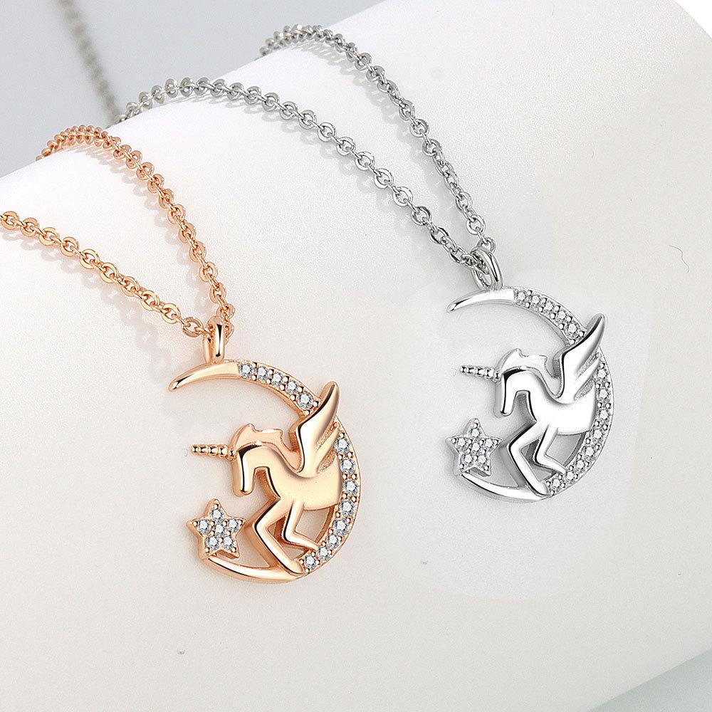 Lindon Women Necklace Pendant Copper Alloy Zircon For Women Wedding Party Fashion Gift