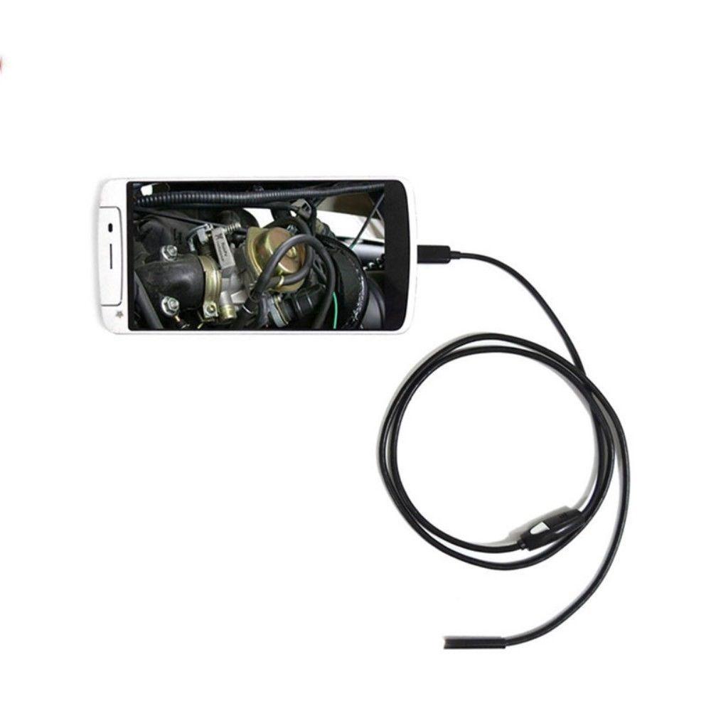 6 LEDs 5.5MM USB Endoscope Camera IP67 Waterproof Snake Inspection Borescope Video Tube Pipe