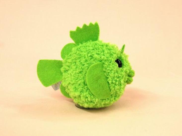 TST Advance Sucre Namedango Green Plush Toy with Suction Cup, Sea Creature, 3886GR