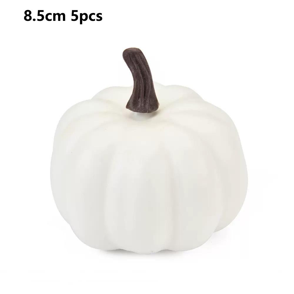 5PCS Foam Foam Pumpkin Mini Size Halloween Decorate Pumpkins Artificial Pumpkin For Halloween