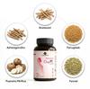 CUREFOREVER Cuplift Women’s Wellness Supplement | Shatavari, Ashwagandha, Fenugreek, Fennel & Pueraria Mirifica | Plant-Based Herbal Blend for Ho