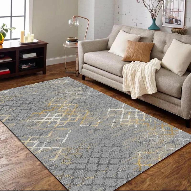 Waschbare Böhmische Ethnische Geometrische Bereichsteppiche - Weiche Strapazierfähige Bodenmatten im Nordischen Stil für Wohnzimmer Schlafzimmer & Kinderspielbereiche