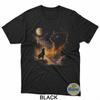 Mystical Black Cat Moon Graphic Gifts For Men Women Kids Black T-Shirt