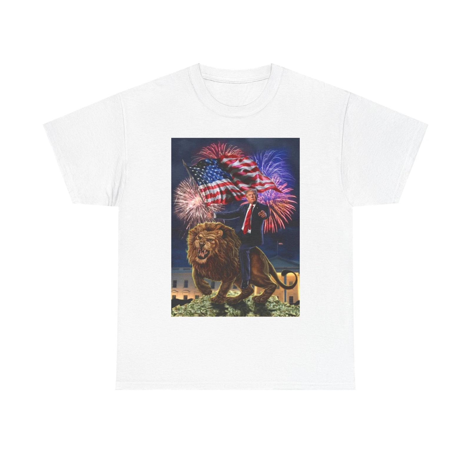 Men s and Women s T-shirts Trump American Flag XXXXL