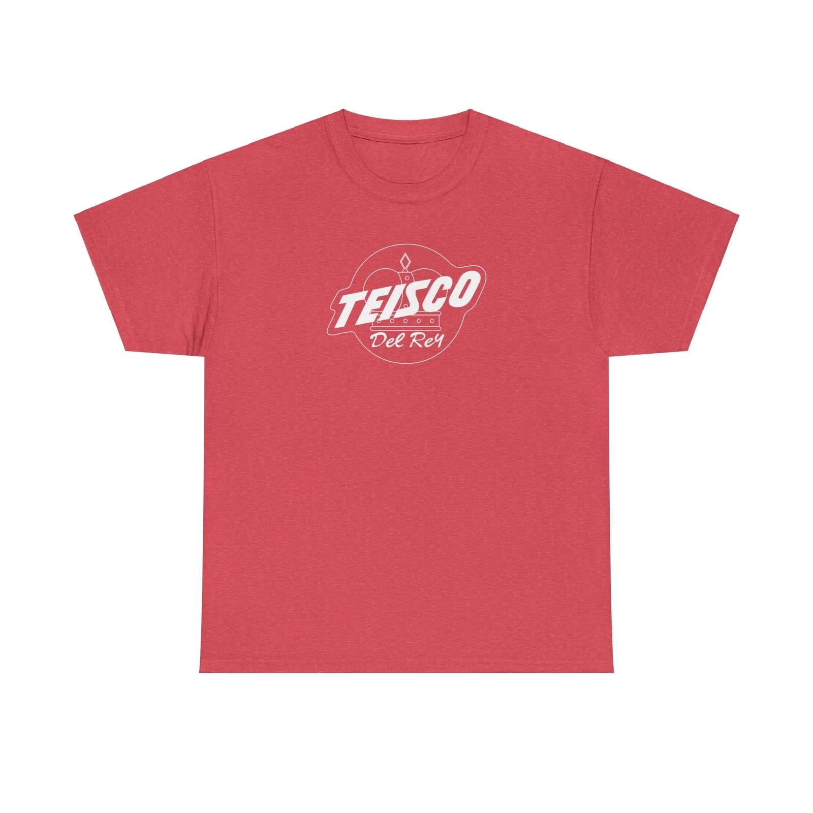 Teisco Del Ray Guitar Headstock Badge T-Shirt - Vintage 60s Japan 13 Colors Gift S