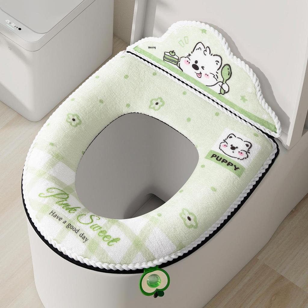 EVA Scented Waterproof Toilet Seat Cushion - Wash-Free Universal Cover for All Seasons
