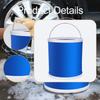 Foldable Water Bucket Fishing Multipurpose Practical Portable Oxford Cloth for Home