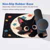 Black Cat Mouse Pad XXL Cute Lucky Cat Gamer Rubber Mousepad Pc Gaming Anime Keyboard Expansion Pad Non-slip Office Accessories