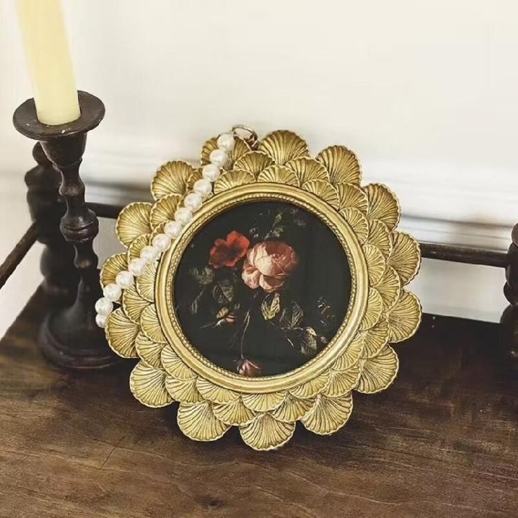 Modern Rural Wall Decorative Frame Resin Texture Wall Display Picture Frame Suitable for Various Standard Pictures