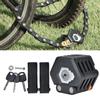 Bike Antitheft Key Chain Folding Lock for Mountain Bicycle Electric Scooter