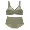 Women's Summer Small Breasts Gather Comfortable No Underwire Latex Anti Sag No Trace Underwear