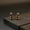 1Pcs Animal Statue 2.6Cm Monkey Sun Wukong Key Chain Statue Pendant Necklace Pendant