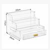 Luxury Clear Layered Makeup Organizer