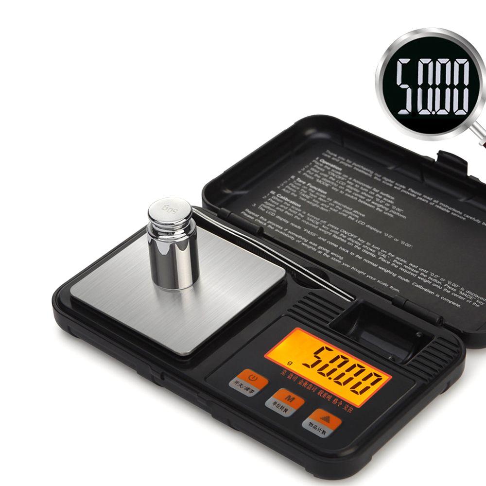 Jewelry Scale Mini Electronic Balance 0.001g 50g/0.01g 200g Digital Scales Electronic Scales