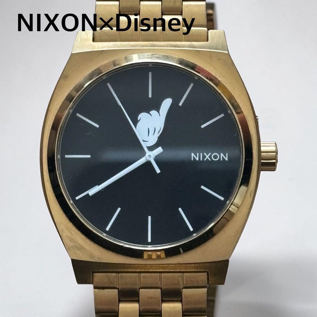 Used NIXON Time Teller Mickey s 90th Anniversary Watch Working Item