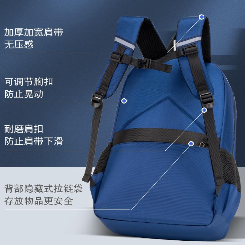 School bag New primary school bag, men's and women's, casual large-capacity bag, backpack, niche design