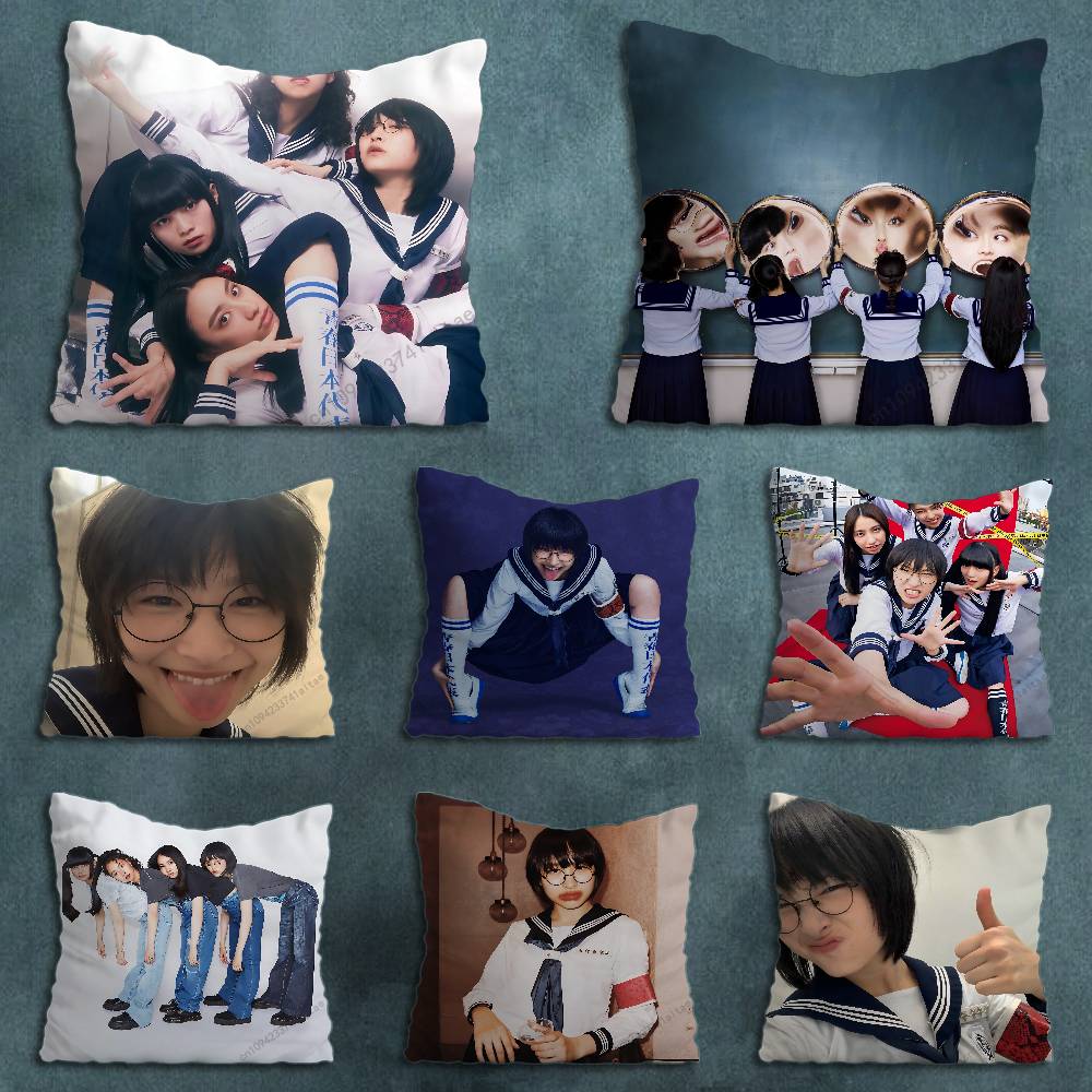 Band AAtarashii GGakko Throw Pillow Case Living Room Sofa Cushion Cover For Home Bedroom Decoration Protector