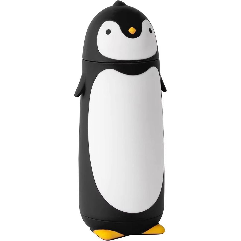 280ml Penguin Thermos Bottle Double Wall Vacuum Water Bottle Penguin Insulating Bottle  Office