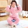 Kinder Flanellen Pyjama Set Jongens Meisjes Warm Lange Mouwen Top En Broek Nachtkleding Winter Huis Nachtkleding