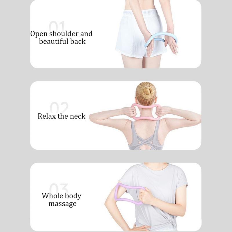 1 buc Inel Yoga Fitness Întindere Relaxare Pilates Tpr Moale Fascia Întindere Fitness Fascia Masaj Antrenament Cerc Yoga Echipament