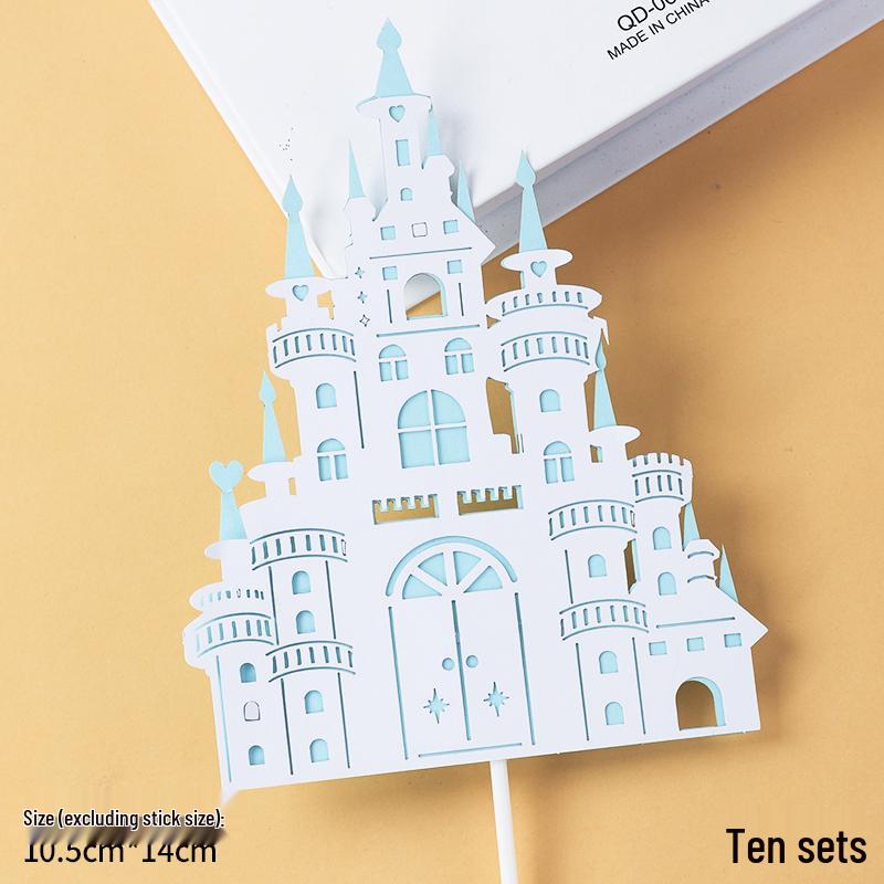 Pink & Gold Royal Birthday Cake Topper Set