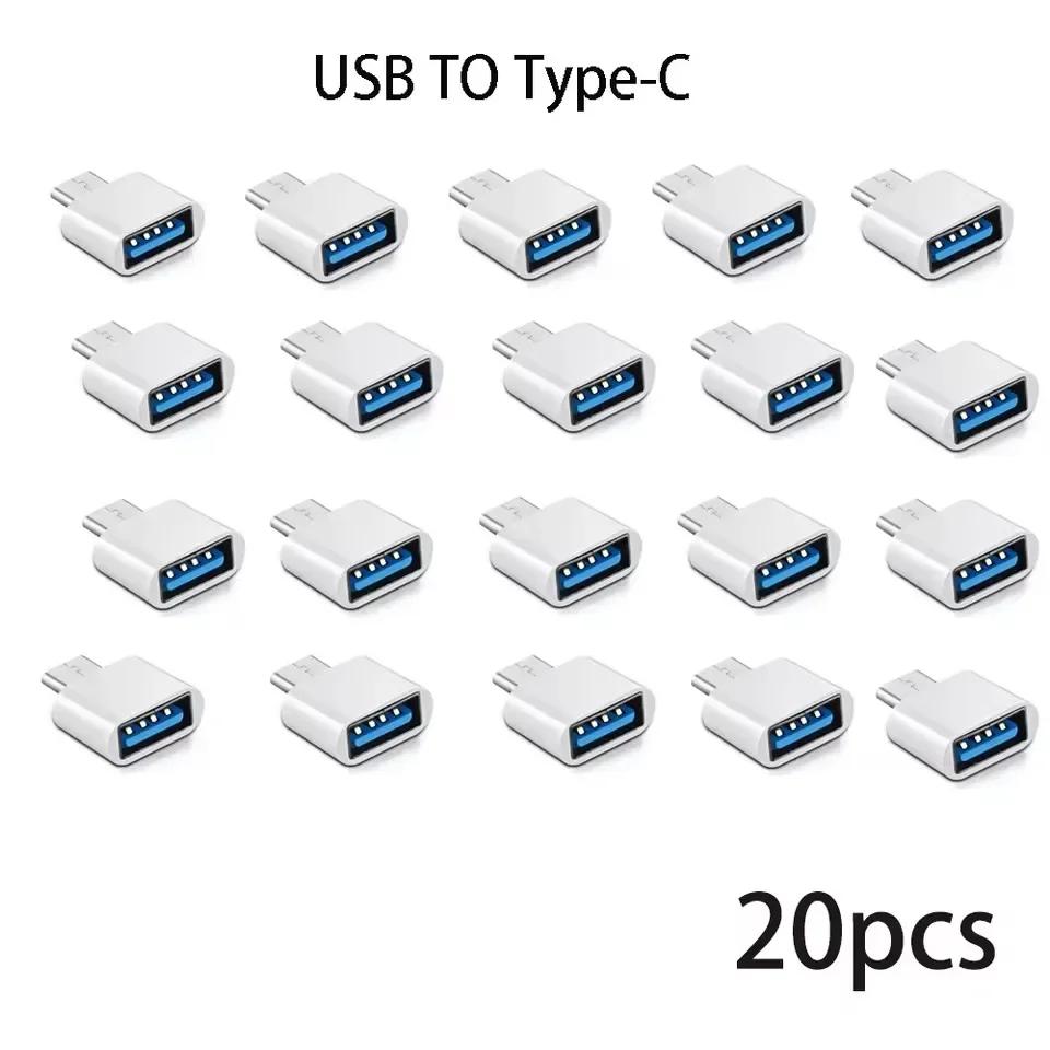 Mini Type C to USB Adapter 3.0 USB-C Male OTG A Female Data Connector For MacBook Pro iPad Mini 6/Pro MacBook Air Type C Device