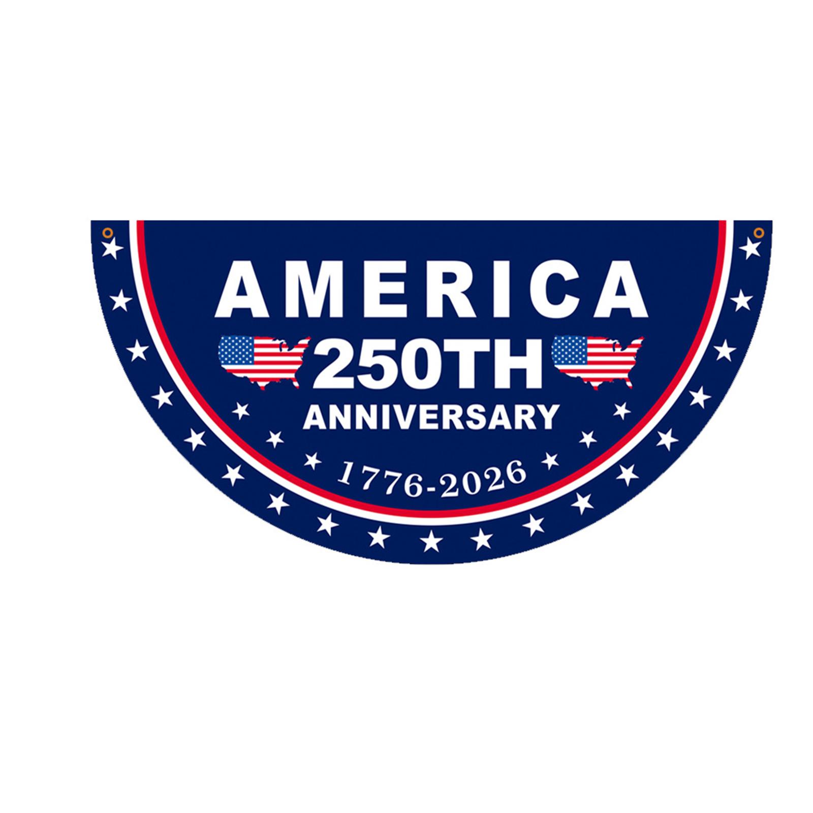 

Флаг США к 250-летию, садовый флаг для украшения One Size