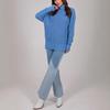 European & American Women's Trendy High-Neck Solid Color Sweater - Sexy, Long-Sleeved Fashion
