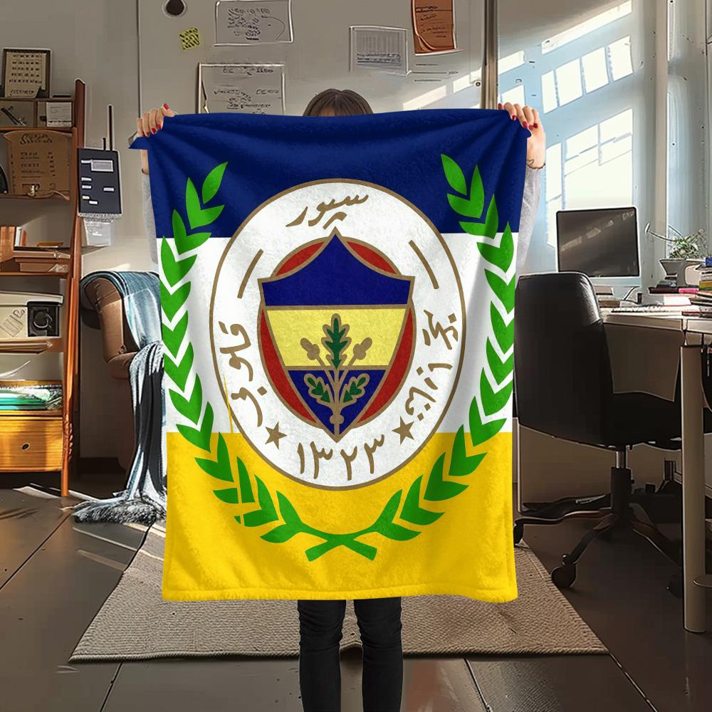 Fenerbahce2 Flannel Blanket, High quality Comfortable for All Seasons, Home Decor, Warmth and Comfort