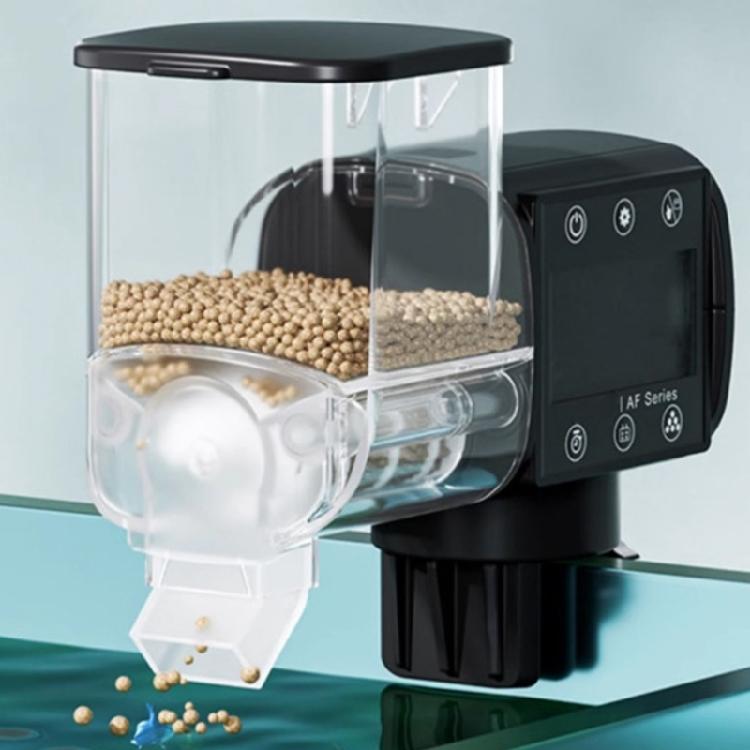 Digital Timer Fish Feeder For Aquariums Automatic Food Dispenser Quiet Operations Easy Installation Design for Pet Care