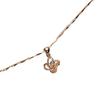 White Copper Silver-Plated Four-Leaf Clover Pendant Necklace for Women - Simple, Versatile Clavicle Chain, Japanese Korean Style
