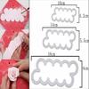 Tools 3Pcs 3D Rose Flower Cutter Mold Sugarcraft Fondant Cake Baking Decorating
