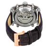 Ingersoll The Varsity Leather Strap Silver Skeleton Dial Automatic I15401 Men's Watch