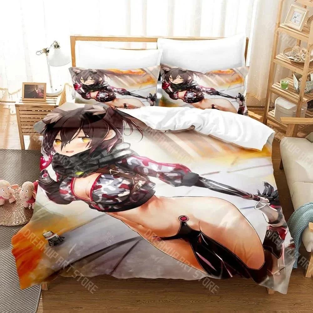 3D Print Roboco-san Bedding Set Single Twin Full Queen King Size Bed Set Adult Kid Bedroom Duvetcover Sets 3d Print Anime Bed