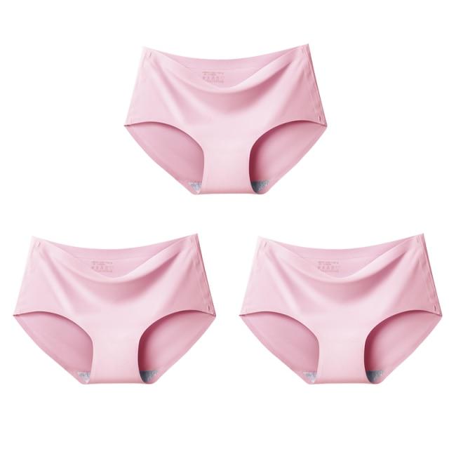 CINOON 3Pcs/lot Seamless Panty Set Underwear Female Comfort Intimates Fashion Female Low-Rise Briefs 10 Colors Lingerie