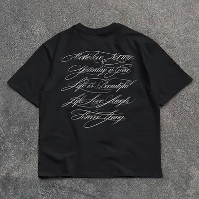 A Musthave For Streetwear Unisex Extremely Simple Style Floral Print Unisexs Tshirt Summer New Item Unisex Casual Tshirt