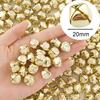 11/11mm Christmas Jingle Bells,Gold Cross Bells For Christmas Tree Decoration,DIY Metal Bell Ornaments